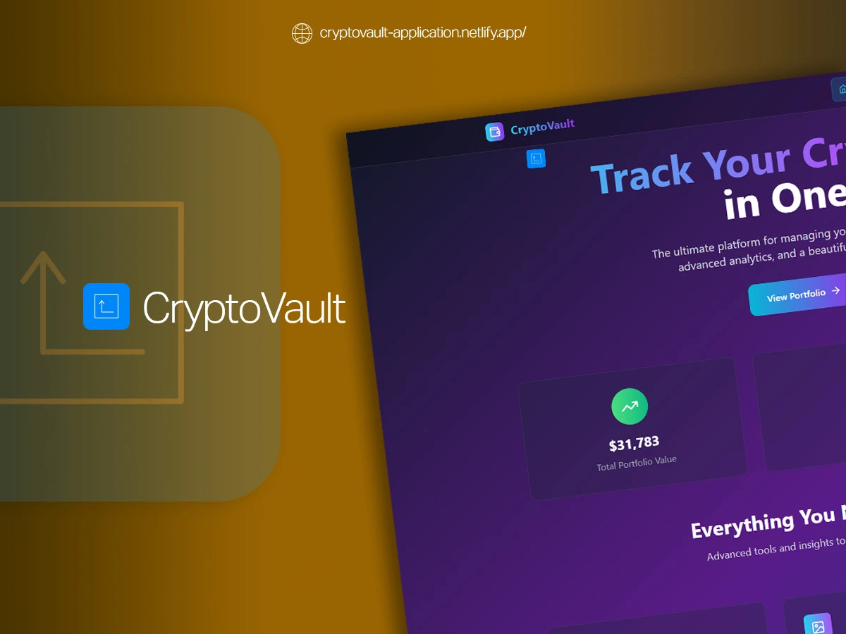CryptoVault Application