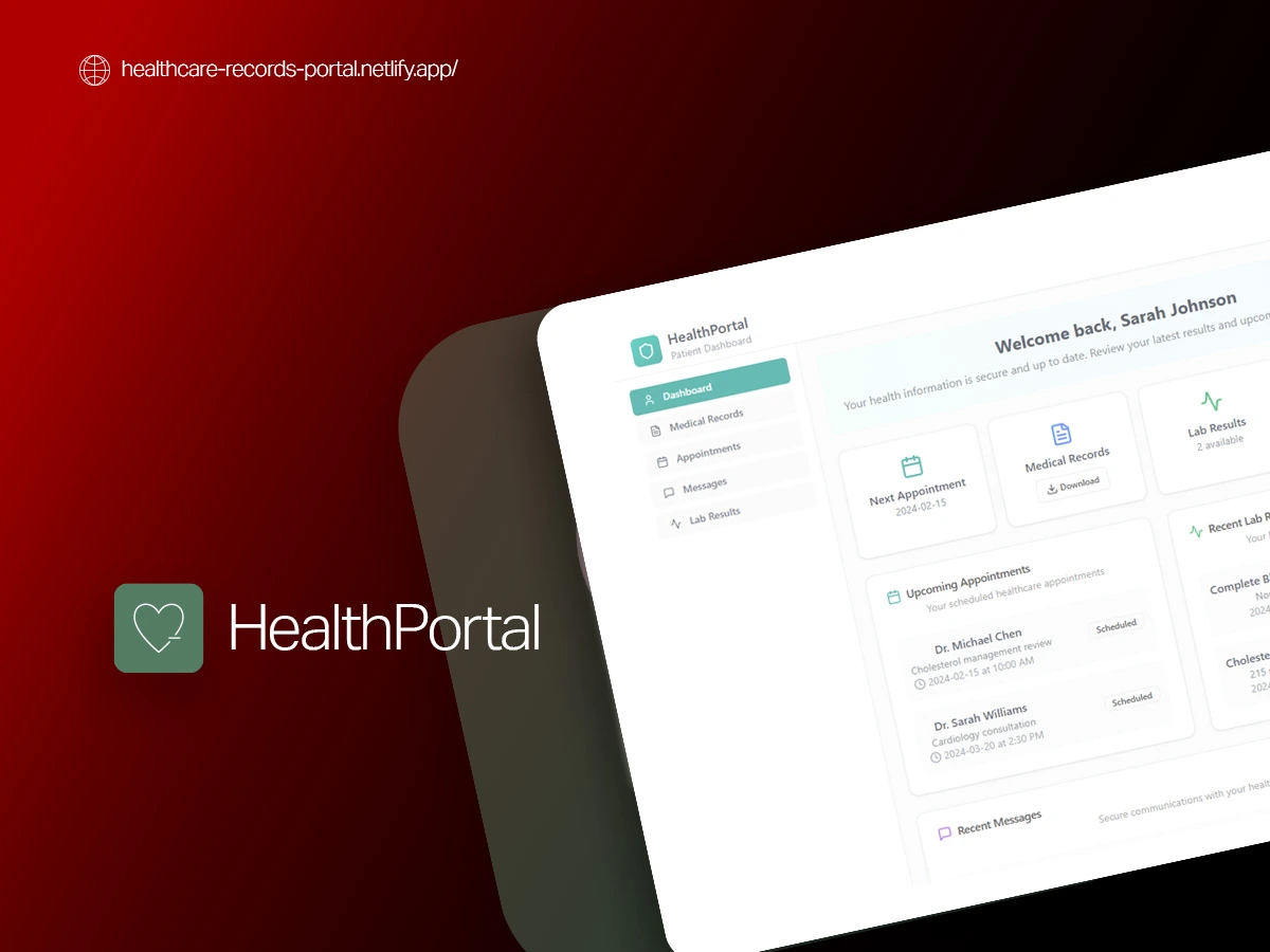 Healthcare Records Portal