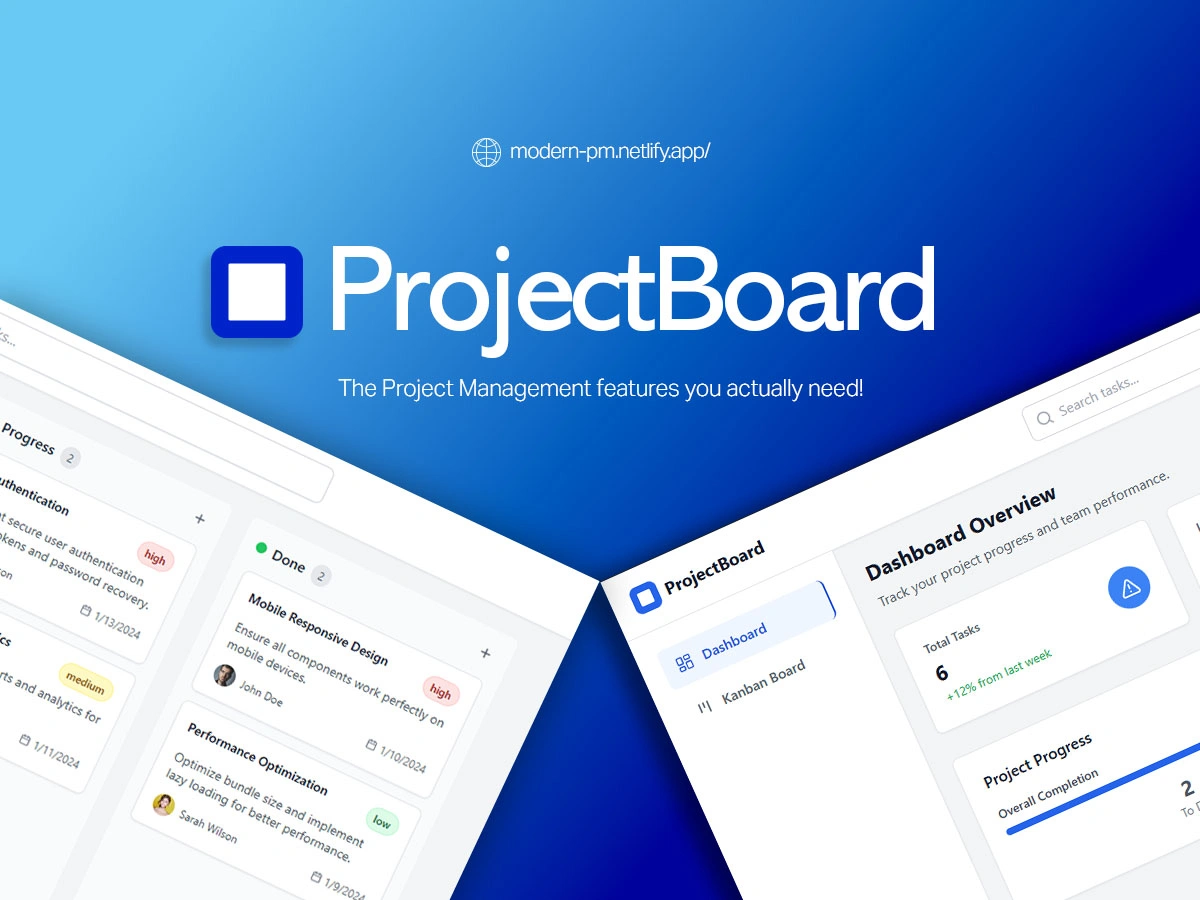 Project Management Dashboard
