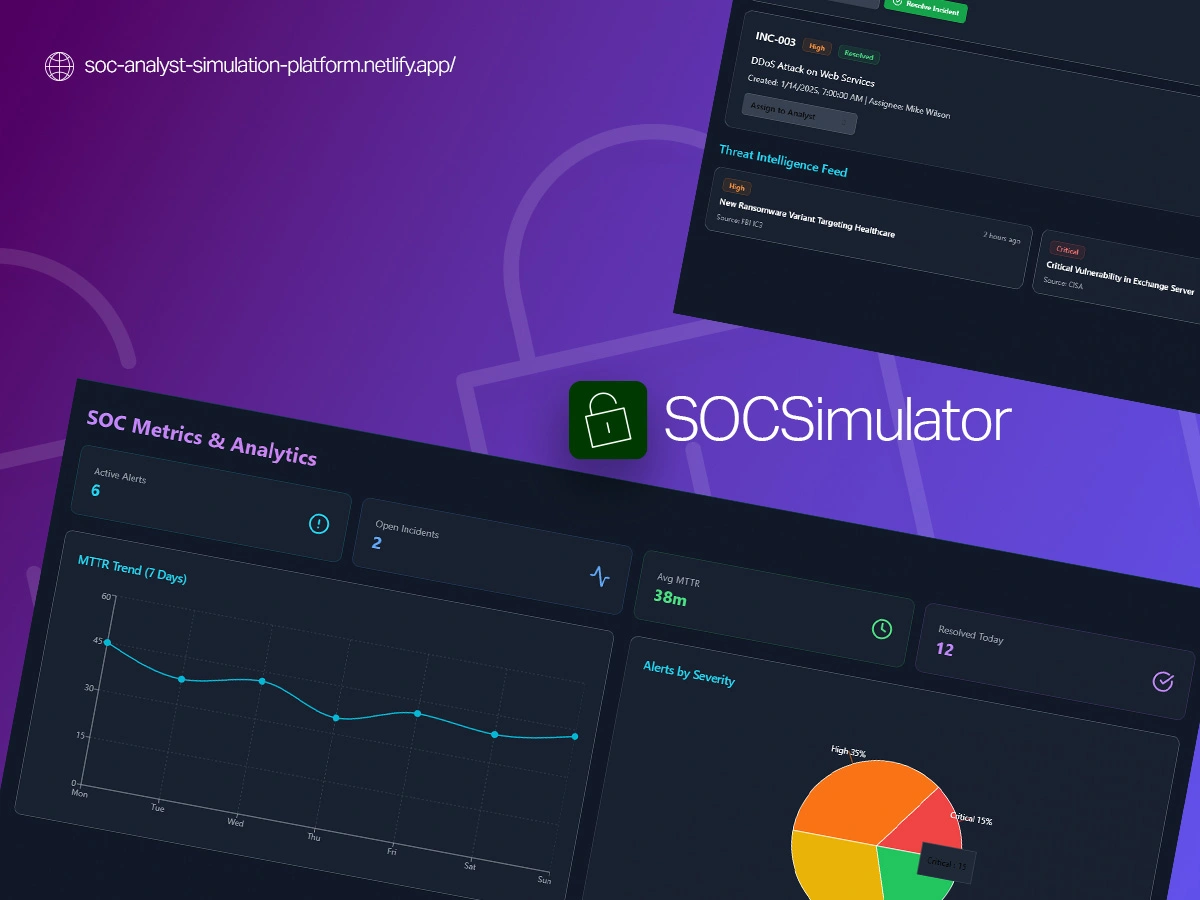SOC Analyst Simulation Platform